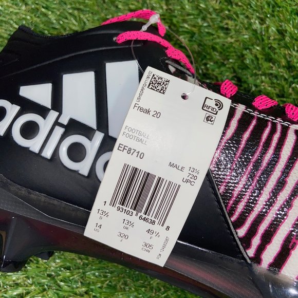 Men\'s Adidas Freak 20 Zebra Football Cleats Pink Multicolor EF8710 Size 14 NEW main image 12